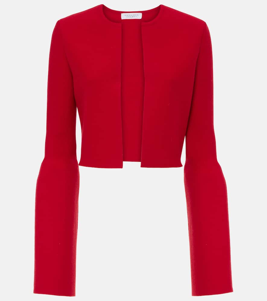 Katlin cropped wool jacket