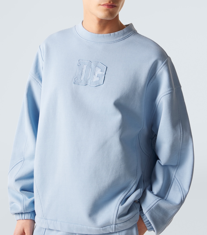 DG cotton jersey sweatshirt