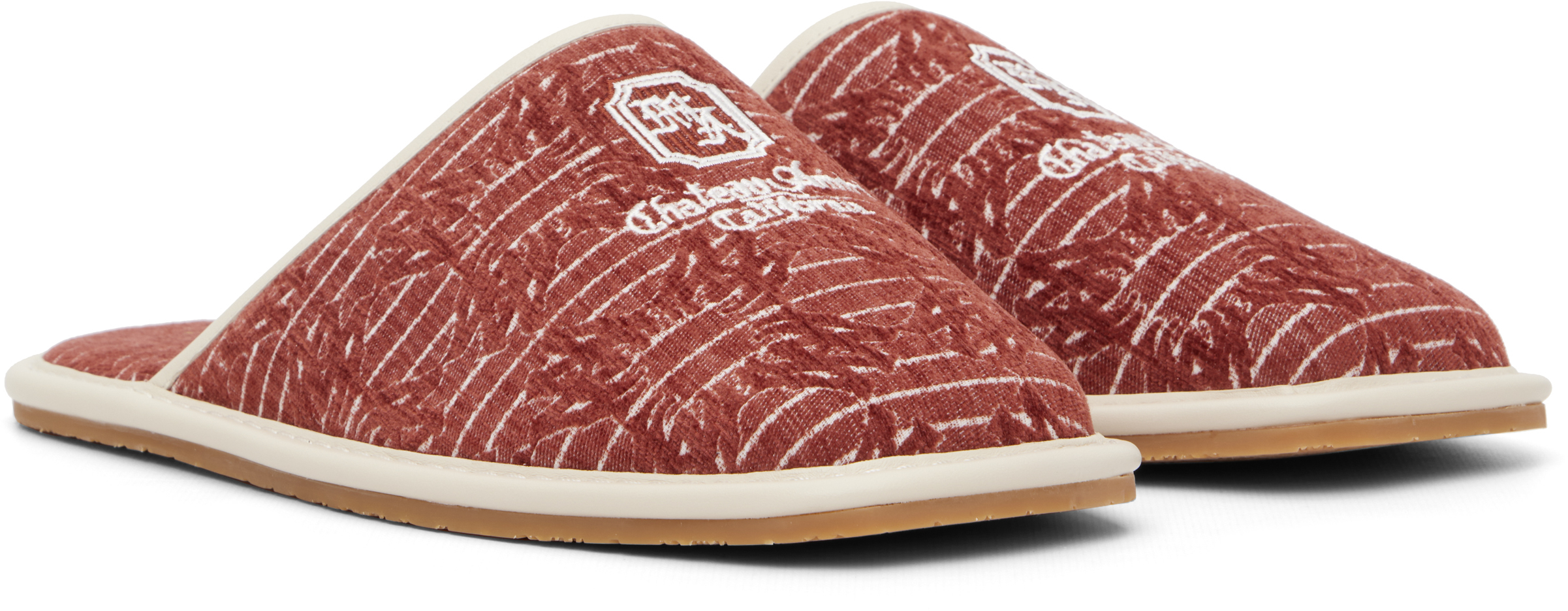 Red 'Chateau ' MA Slippers