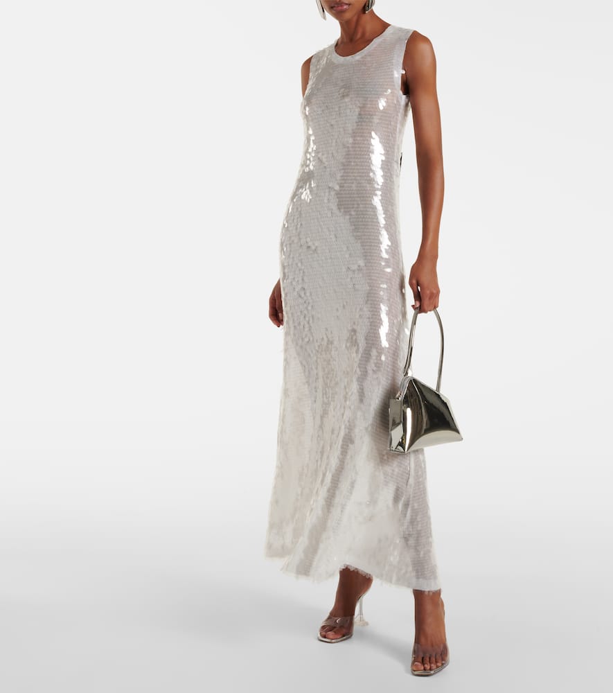 Norma Kamali Sequined maxi dress