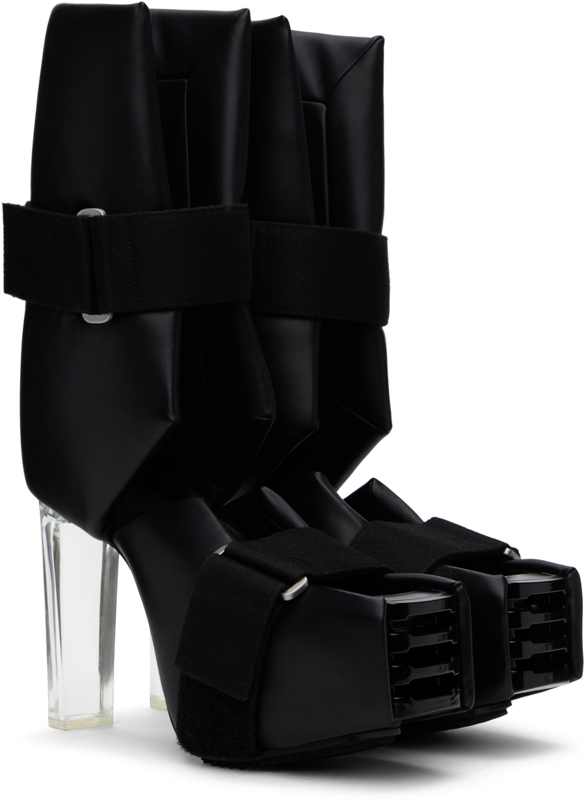 Rick Owens Black Splint Kiss Heels