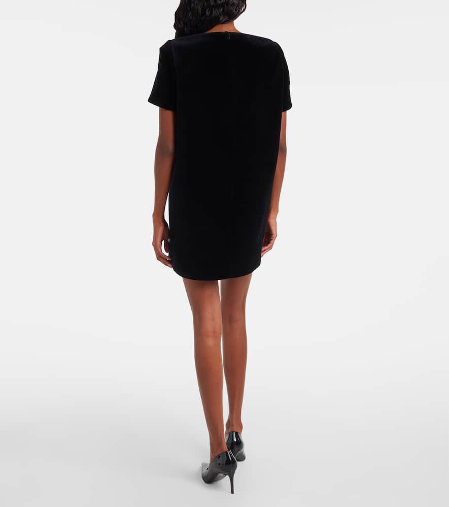Benji velvet minidress
