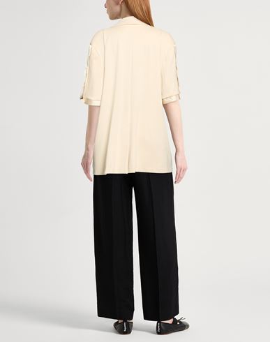 Woman Blazer Beige Size S Viscose, Polyamide, Elastane