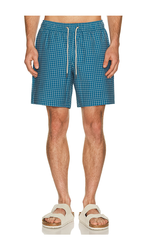 Fair Harbor Bayberry Swim Trunks in Teal. L. Also in M, S, XL/1X