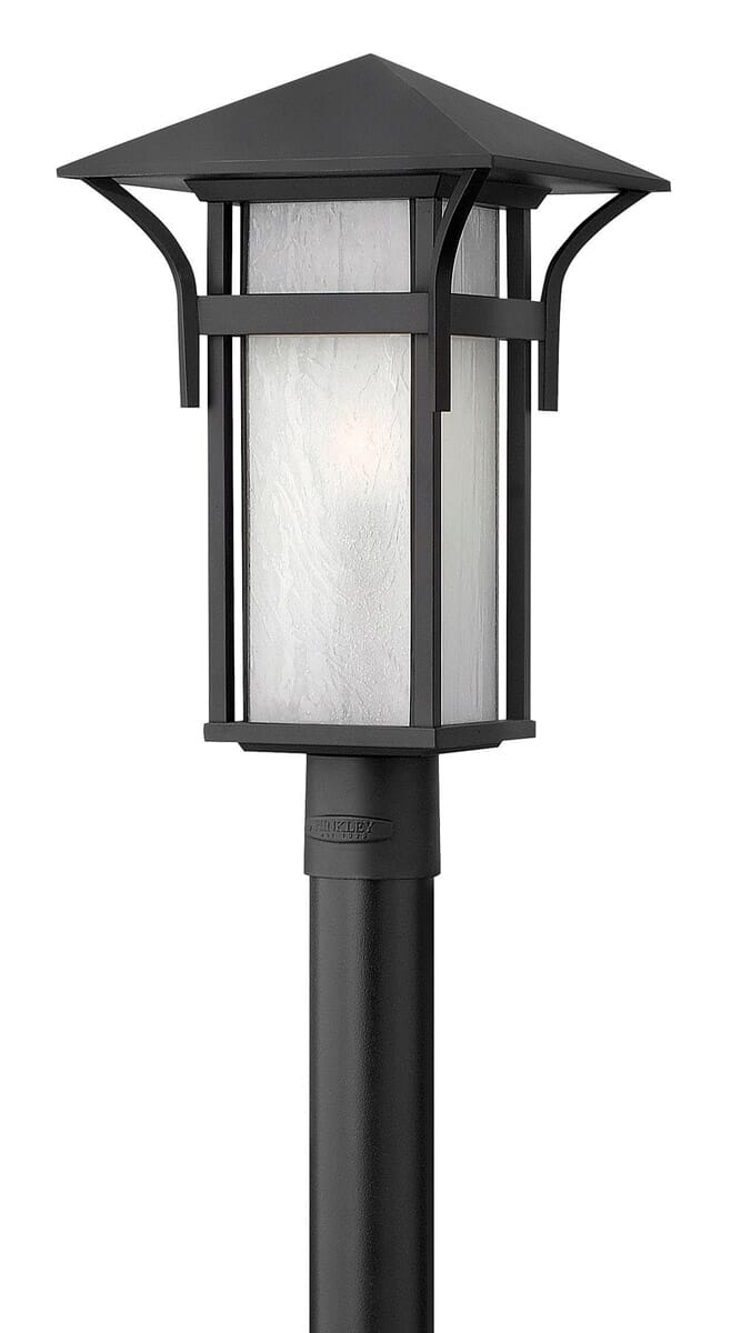 Satin Black LED Post Top Pier Mount from the Harbor Collection