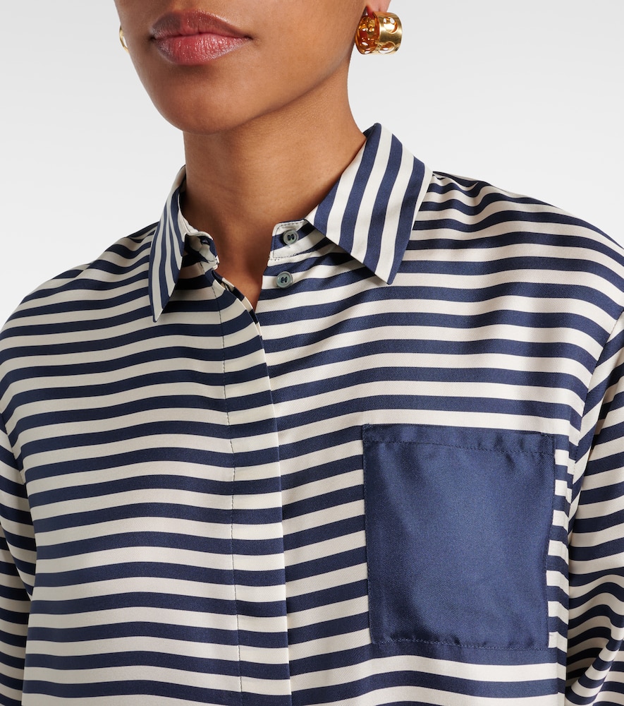 Maya striped silk shirt