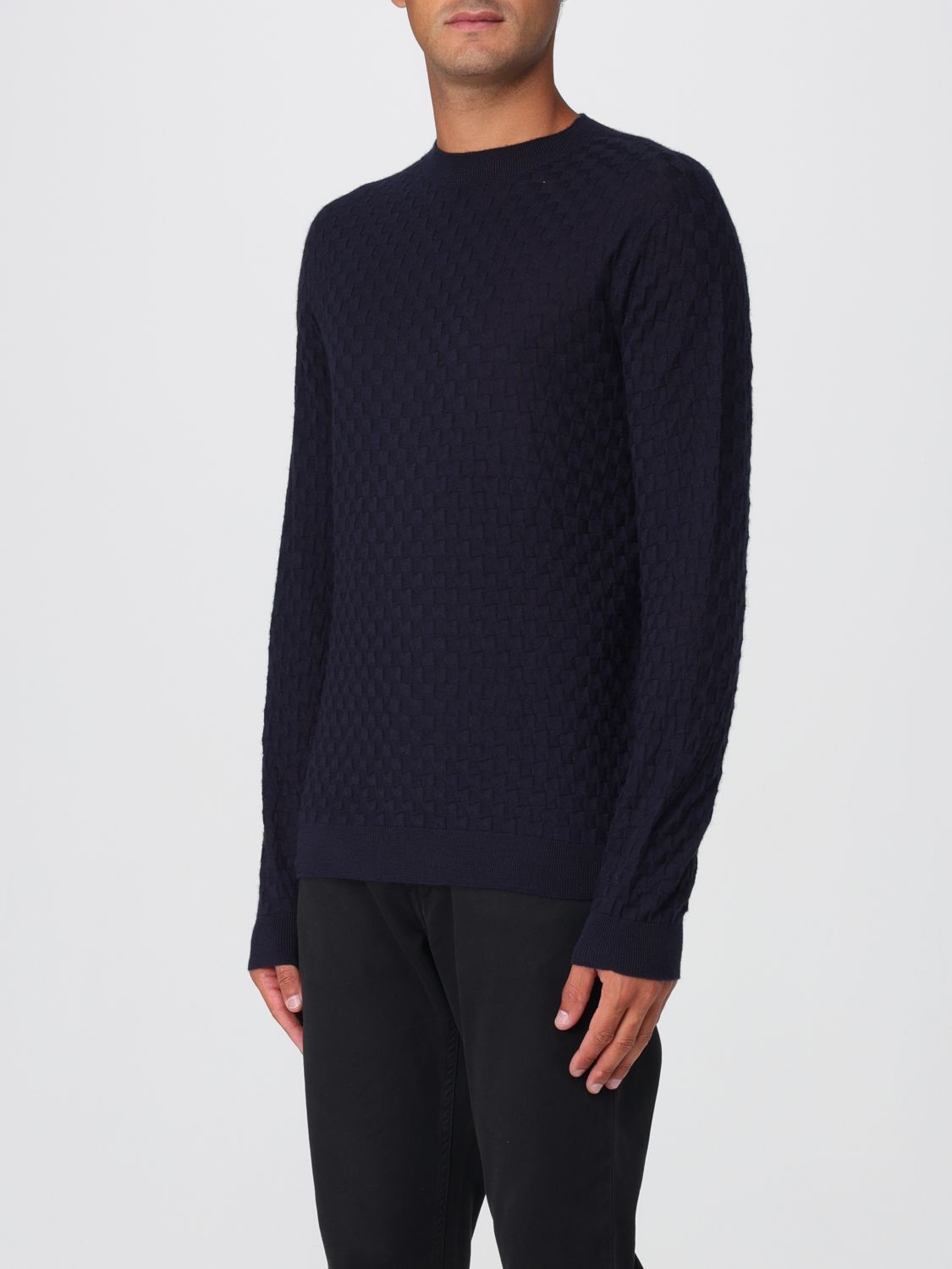 Textured sweater - Black