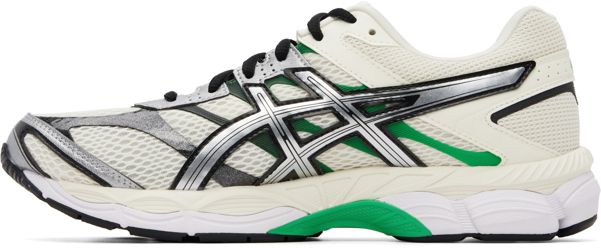 Beige & Green Gel-Cumulus 16 Sneakers