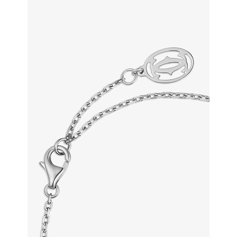 D'Amour Extra-Small 18ct White-Gold and 0.04ct Round-Cut Diamond Bracelet