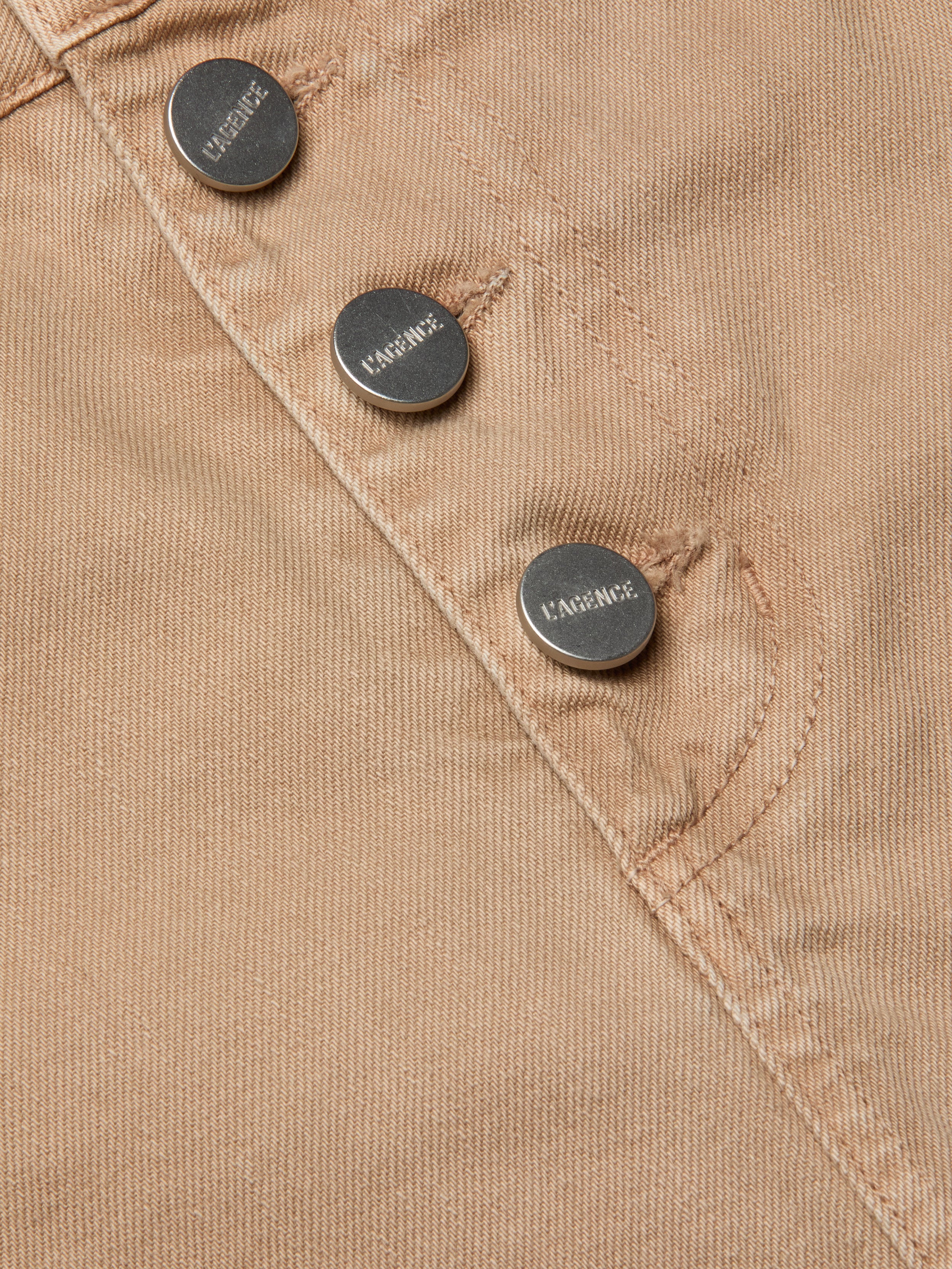 Solene Jean Mini Skirt In Dark Cappuccino