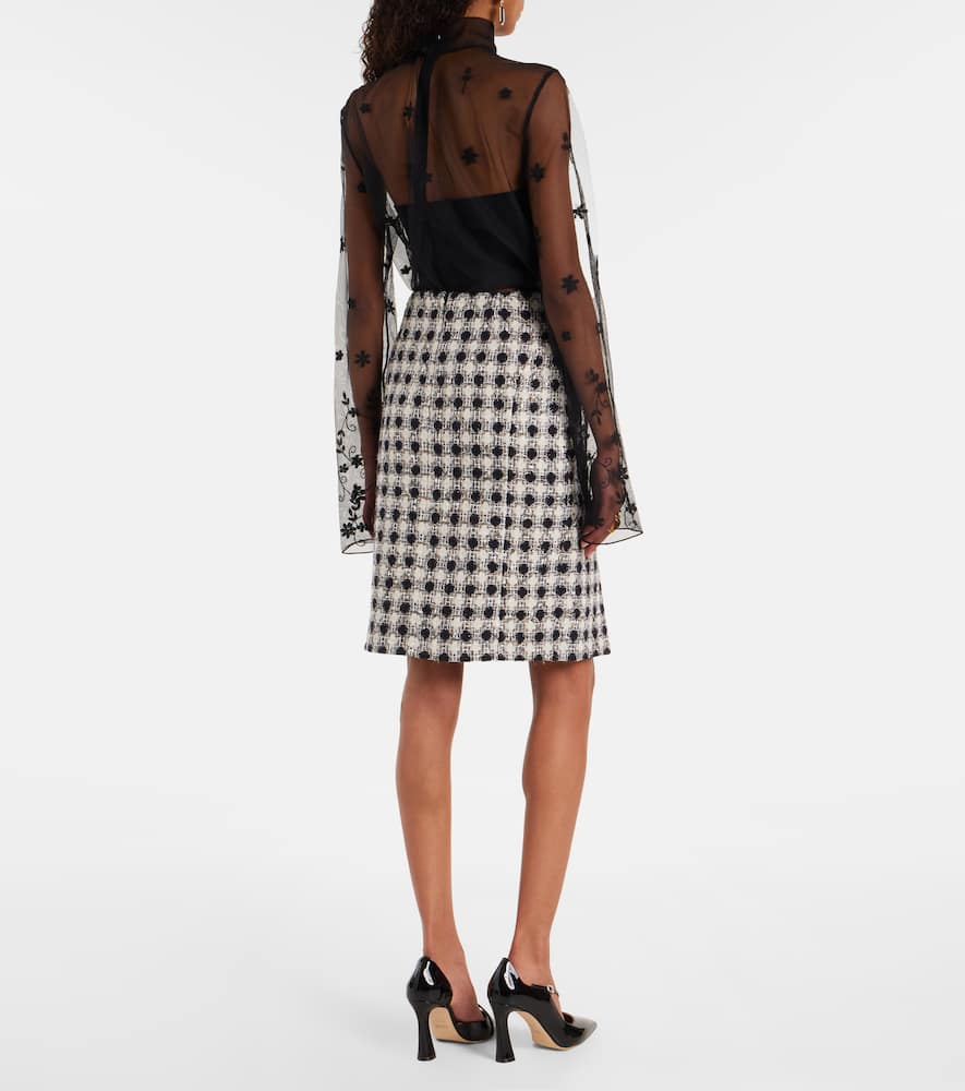 Tweed miniskirt