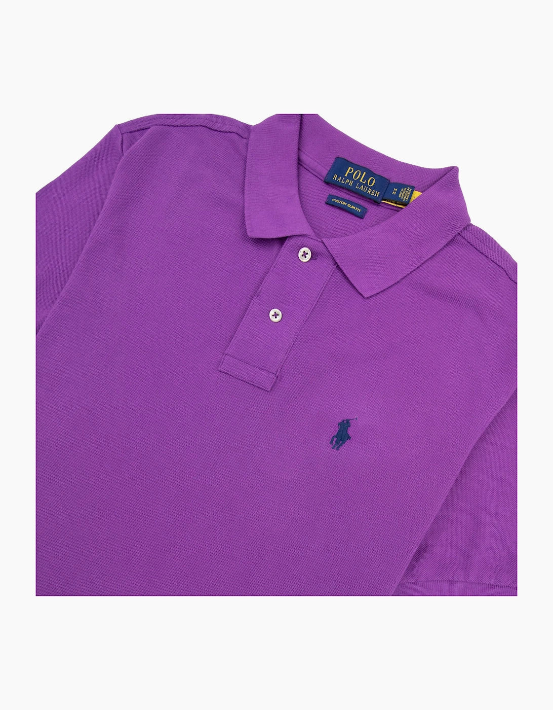Men's Polo Ralph Lauren Custom Slim Fit Polo Purple