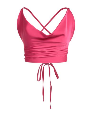 Woman Top Fuchsia Size 8 Polyester
