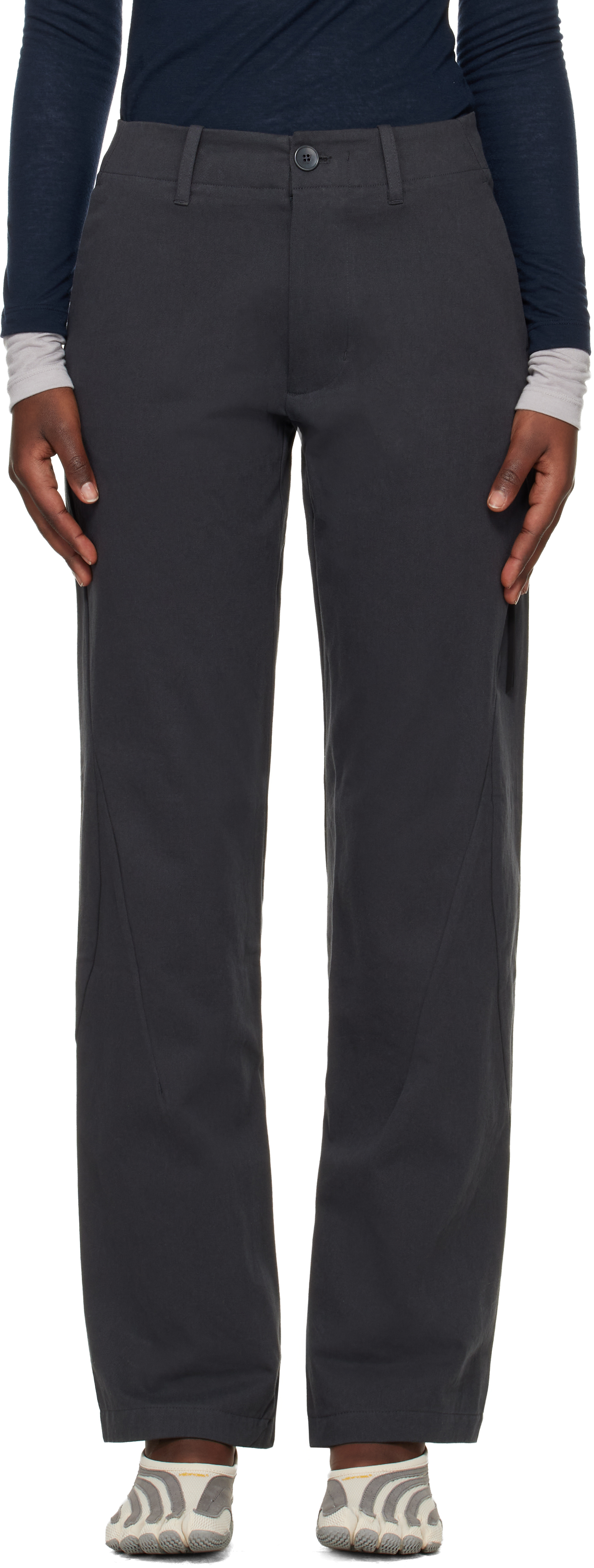 Gray Stream Trousers