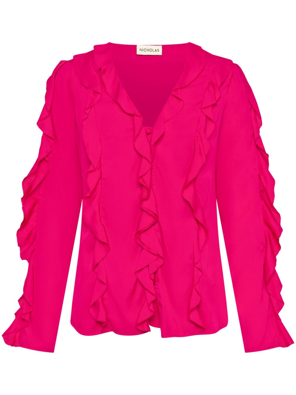Amira ruffle top - Pink