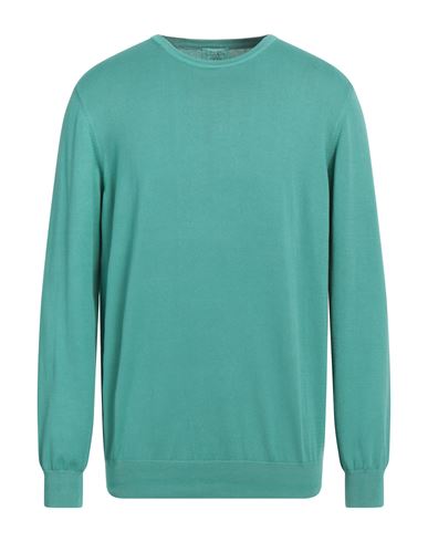 Heritage Man Sweater Green Size 36 Cotton