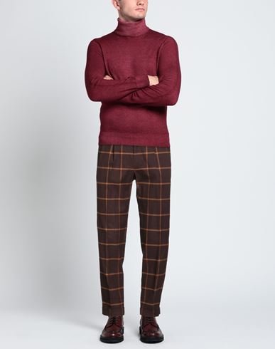 Man Pants Brown Size 32 Cotton, Elastane