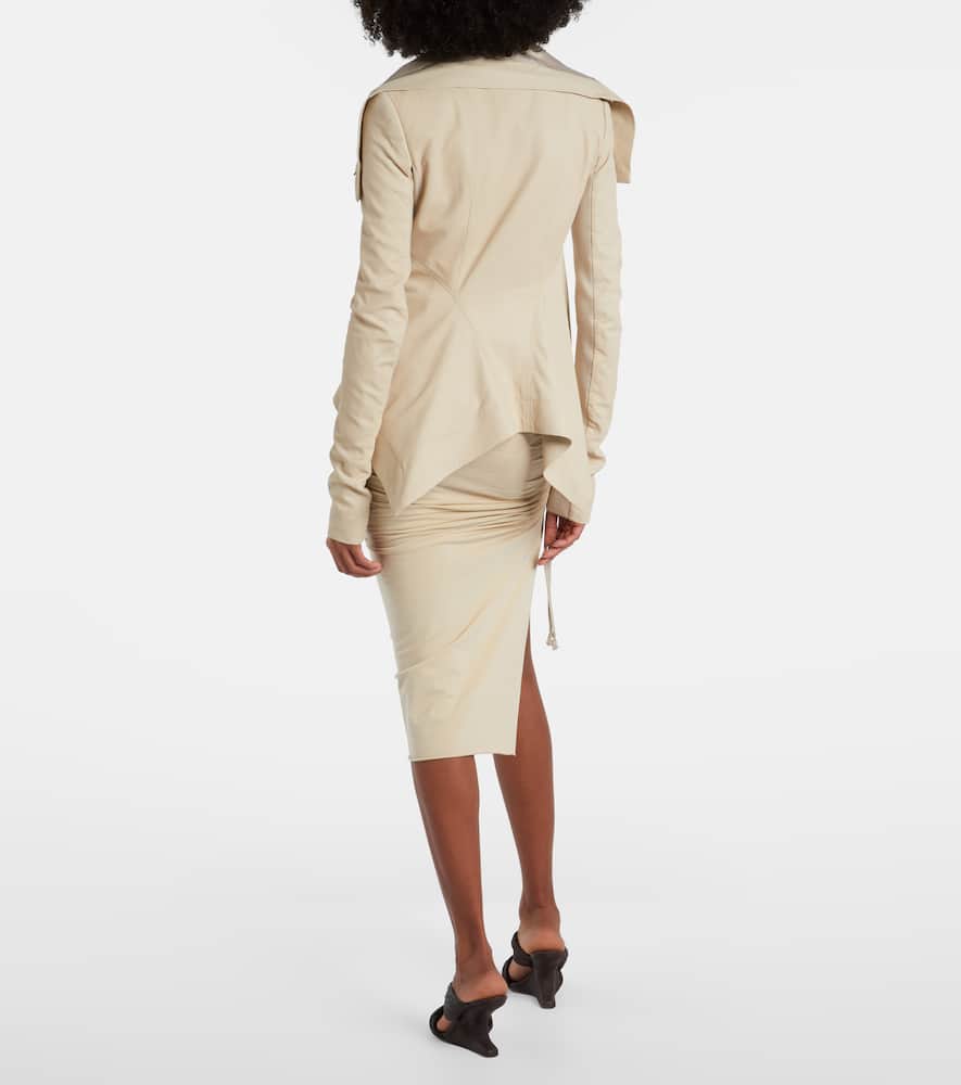 DRKSHDW Edfu cotton jersey midi skirt