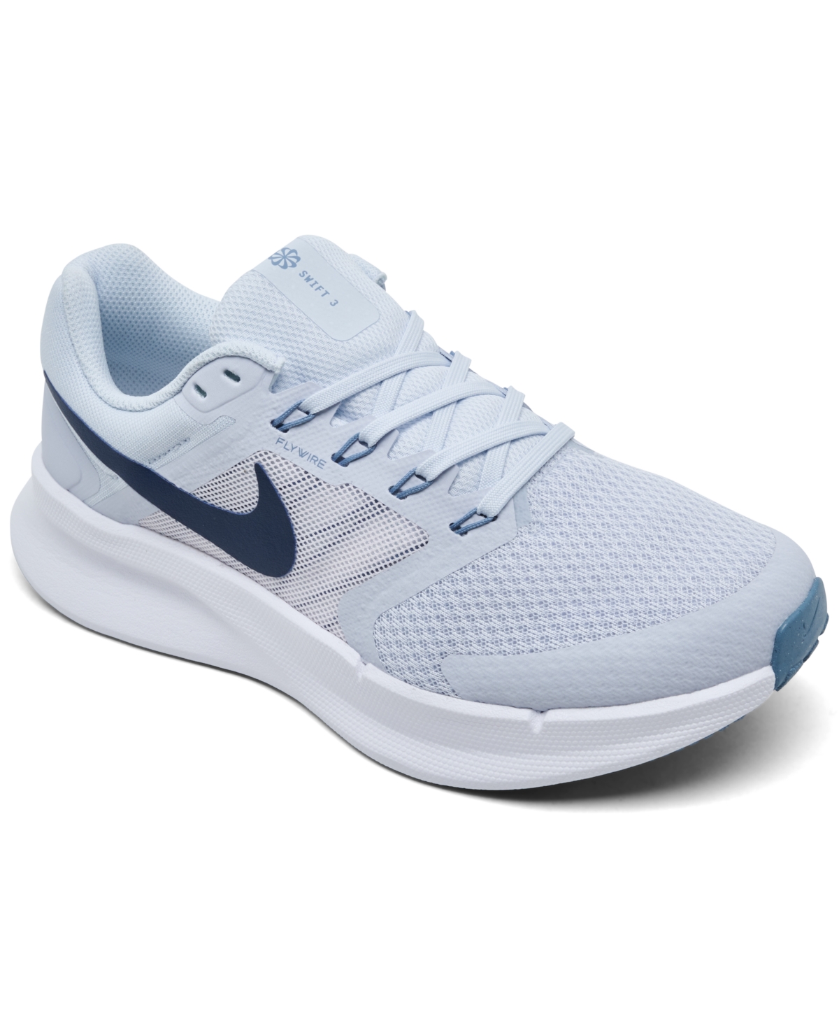 Women's Run Swift 3 Running Sneakers from Finish Line - Grey,Blue Void