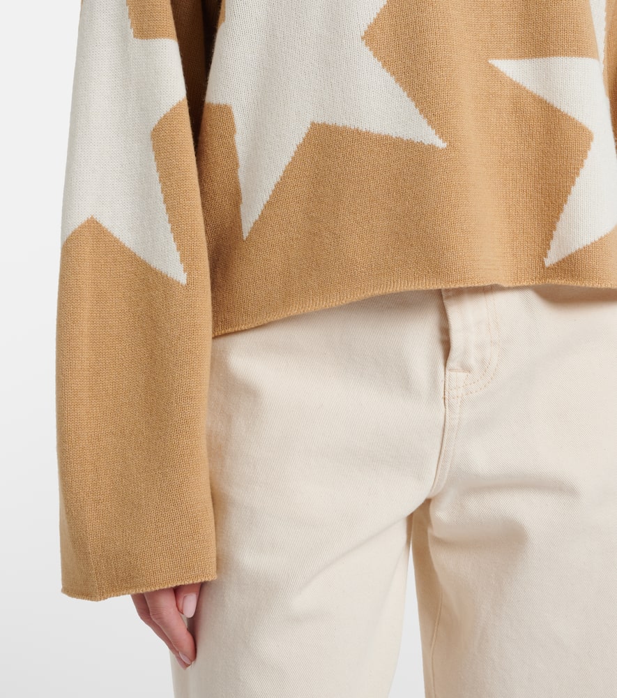 Wool-blend turtleneck sweater