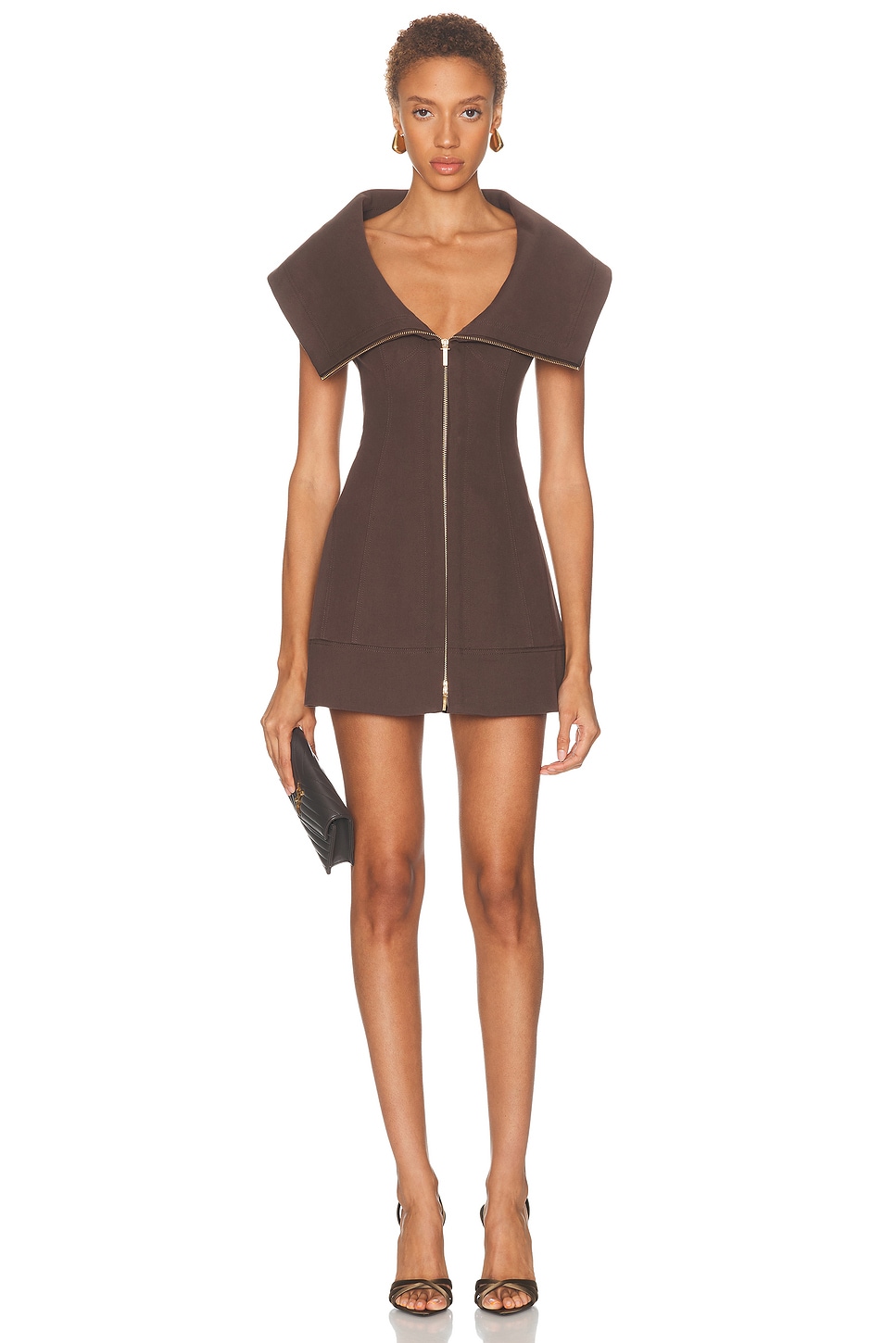 Cult Gaia Avie Dress in Brown. - 8 also , 10, 2