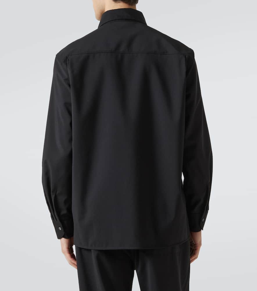 Wool overshirt