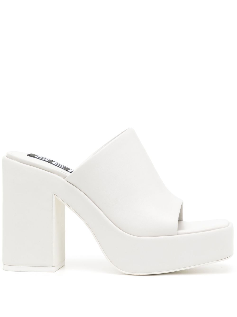 Yael leather mules - White