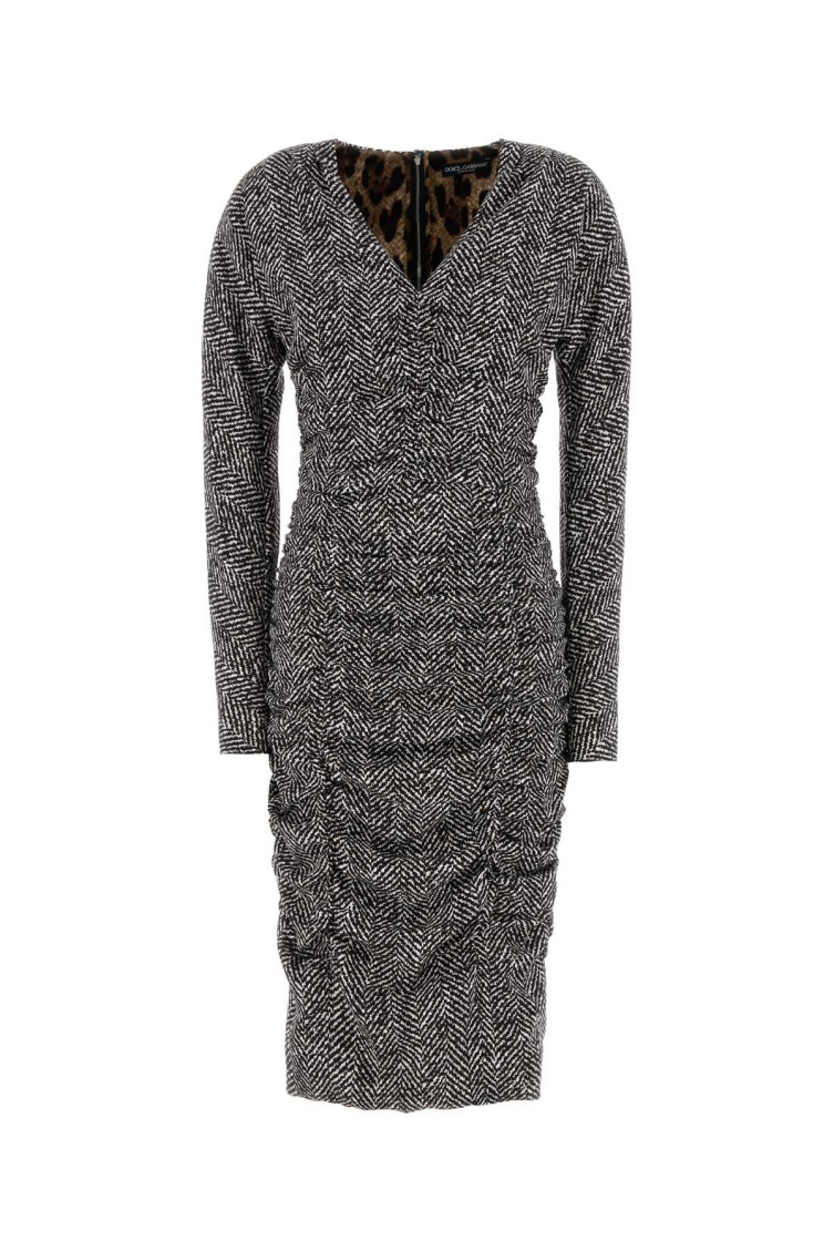 Printed Cady Dress