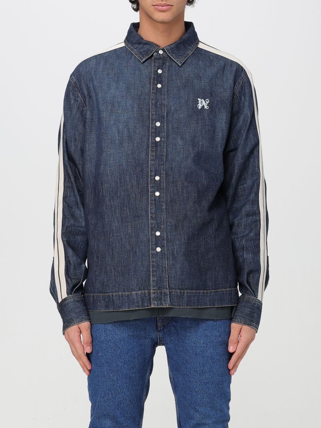 Jacket Men color Denim