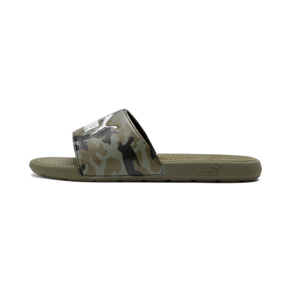 PUMA Cool Cat 2.0 Camo JR Little Kids' Sandals in Green