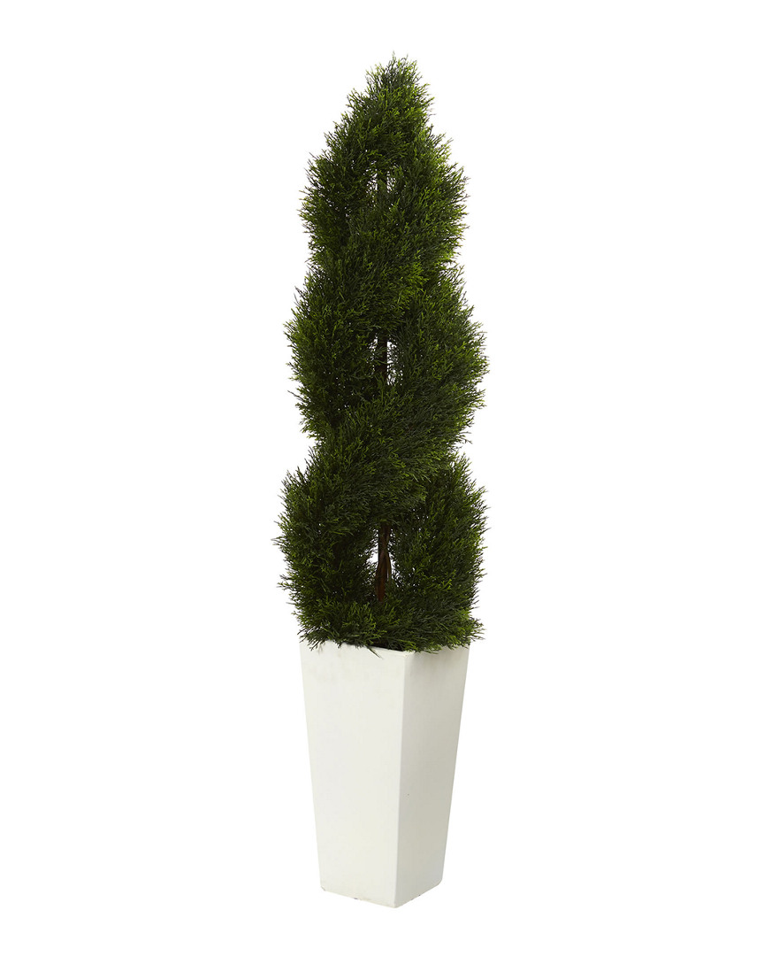 5.5ft Double Pond Cypress Spiral Topiary Artificial Tree