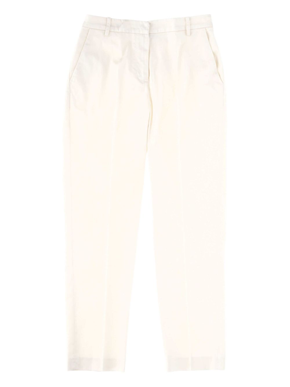 EMMA E GAIA straight-leg trousers - White