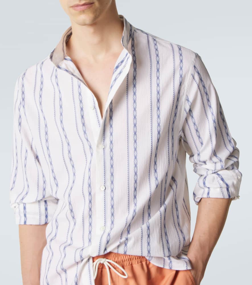 Striped cotton shirt