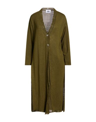 Woman Cardigan Military green Size 12 Hemp
