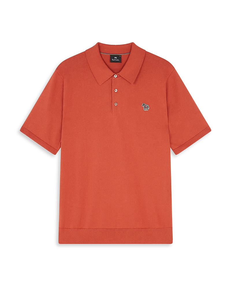 Embroidered-logo polo shirt - 49 BLUE