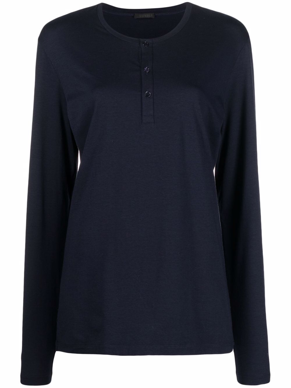 Long-sleeve pajama top - Blue