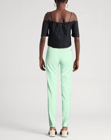 Woman Pants Light green Size 6 Polyester, Elastane