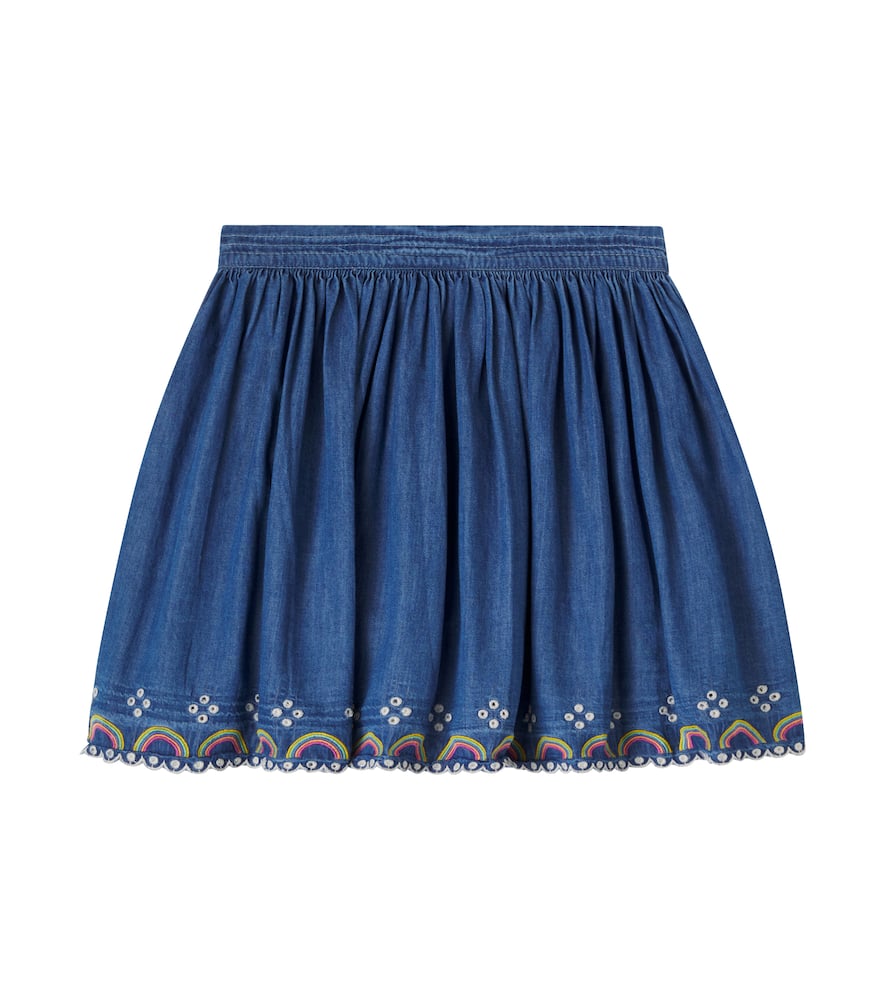 Bernie cotton chambray skirt
