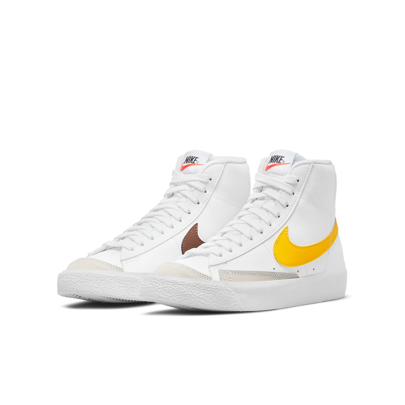 (GS) Blazer Mid '77 'White Pecan Vivid Sulfur'