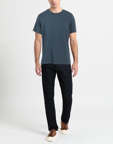 Man T-shirt Slate blue