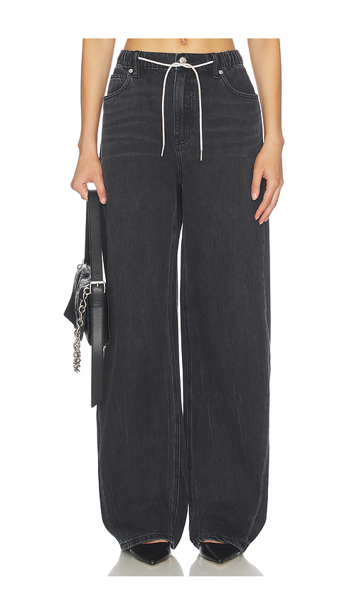 Alexander Wang JEANS BALLOON JOGGER in Black. Größe 24. Also , 26