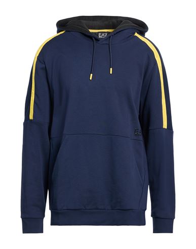 Man Sweatshirt Navy Size S Cotton