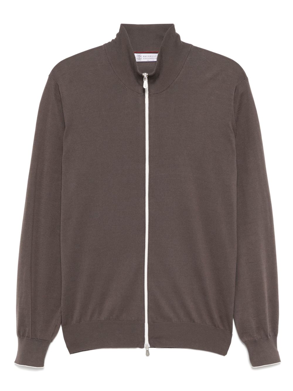 Zip-up sweatshirt - Brown