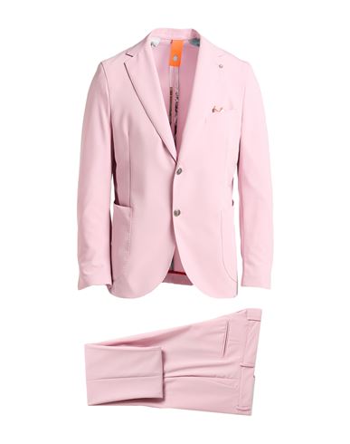 Man Suit Pink Size 38 Polyester, Viscose, Elastane