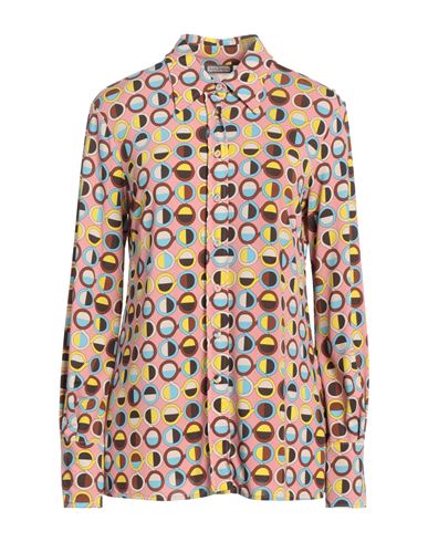 Malìparmi Woman Shirt Pink Size 10 Viscose, Elastane