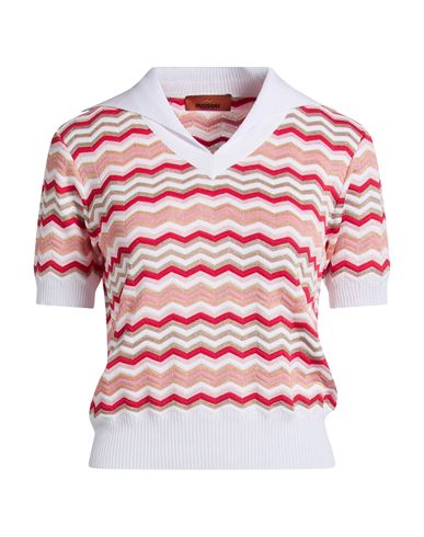 Woman Sweater Pink Size 6 Cotton, Viscose