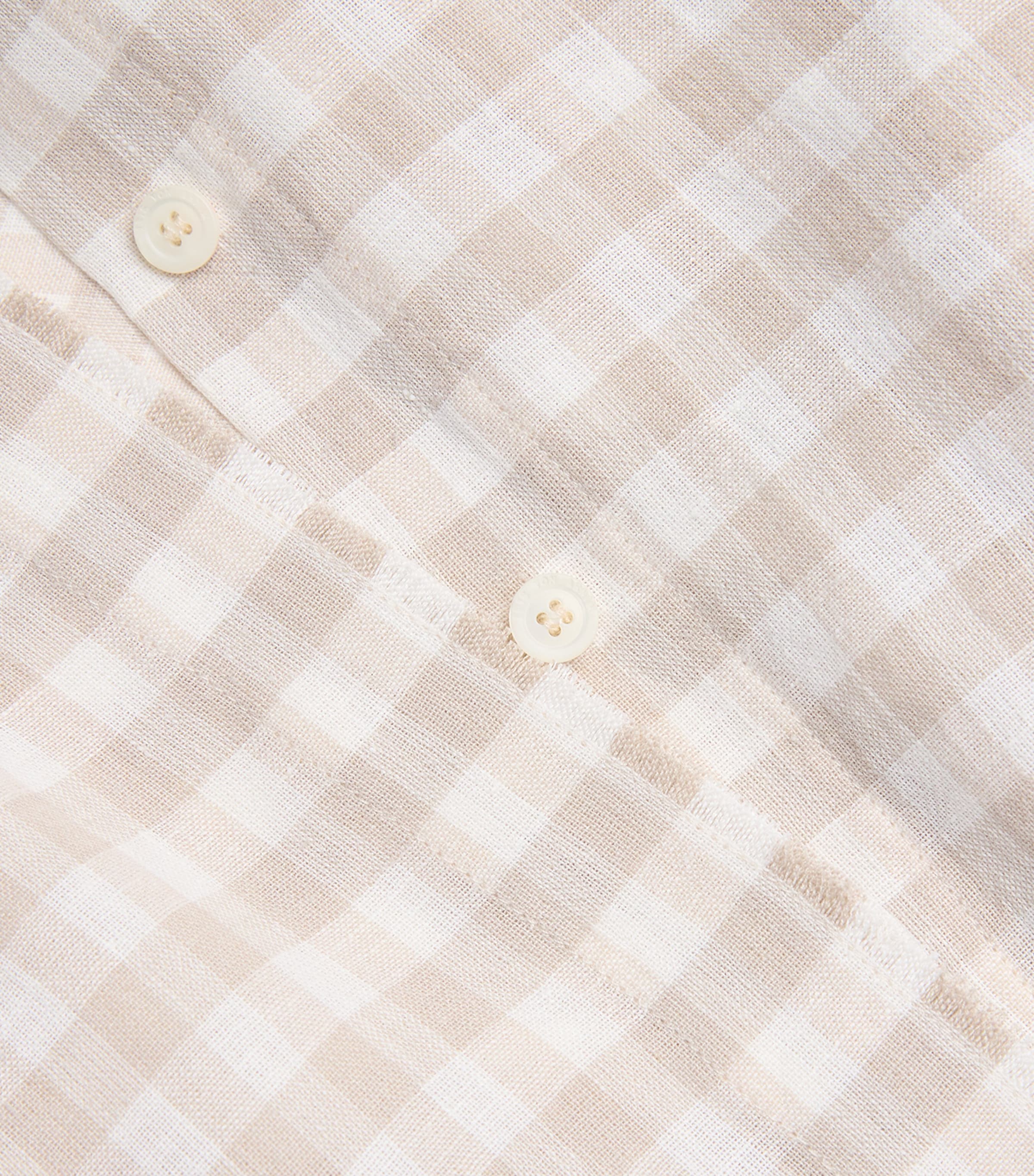 Iris Von Arnim Linen Check Radima Shirt