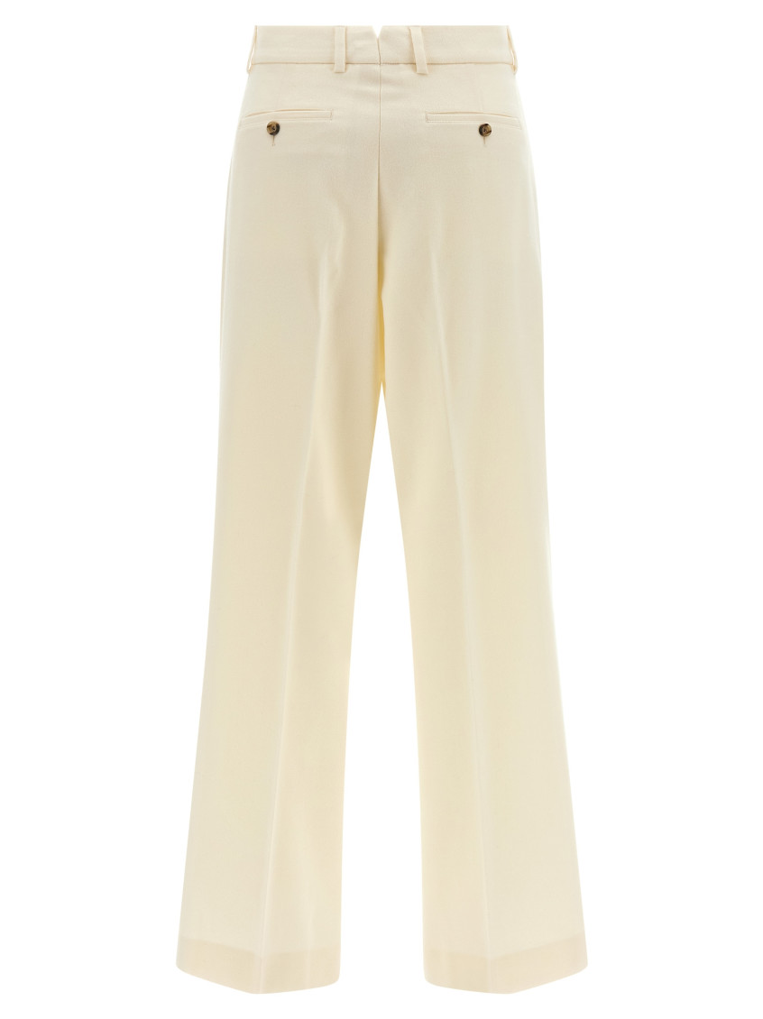 Wool Pants White