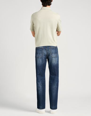 Man Jeans Blue Size 33 Cotton, Pre