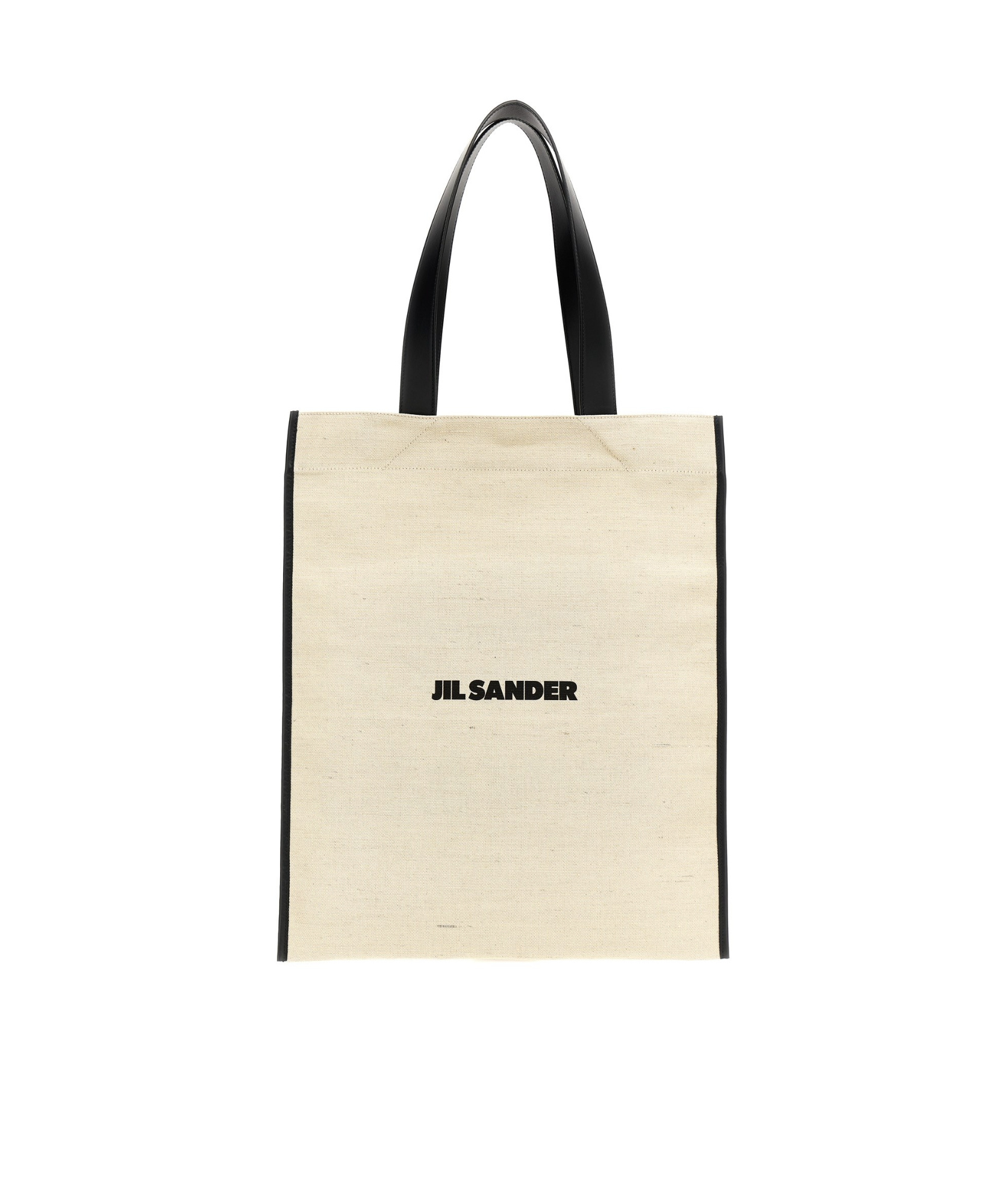 Jil Sander Logo Printed Medium Shopping Bag